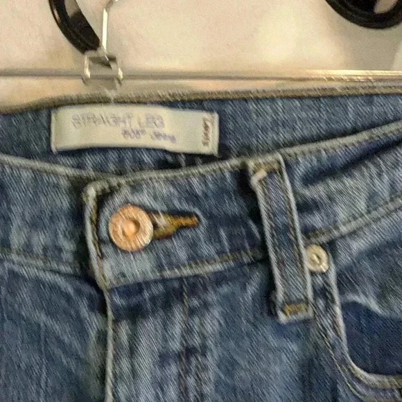 Levi's 505 Jeans Straight Leg, True Classic, Size 8 - Picture 3 of 6